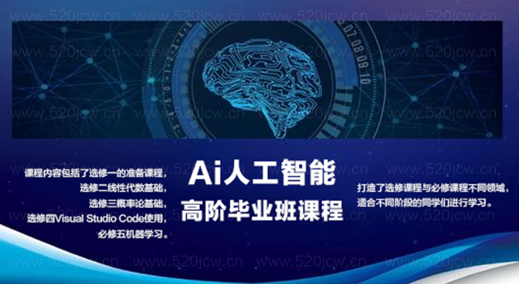 2020 Ai人工智能高阶毕业班课程-Ai领域人工智能必修课与选修视频教程30GB
