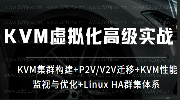 2022最新KVM虚拟化高级实战百度网盘 KVM集群构建+P2V/V2V迁移+KVM性能监视与优化+Linux HA群集体系