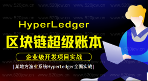 Hyperledger区块链超级账本企业级项目开发实战 某地方渔业系统HyperLedger全面实战实操