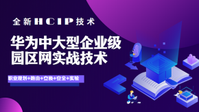 华为中大型企业级园区网实战技术 全新HCIP技术 职业规划+路由+交换+安全+实验