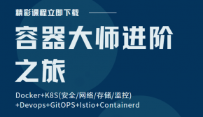 2023年最新容器大师进阶课程 Docker+K8S(安全/网络/存储/监控)+Devops+GitOPS+Istio+Containerd 